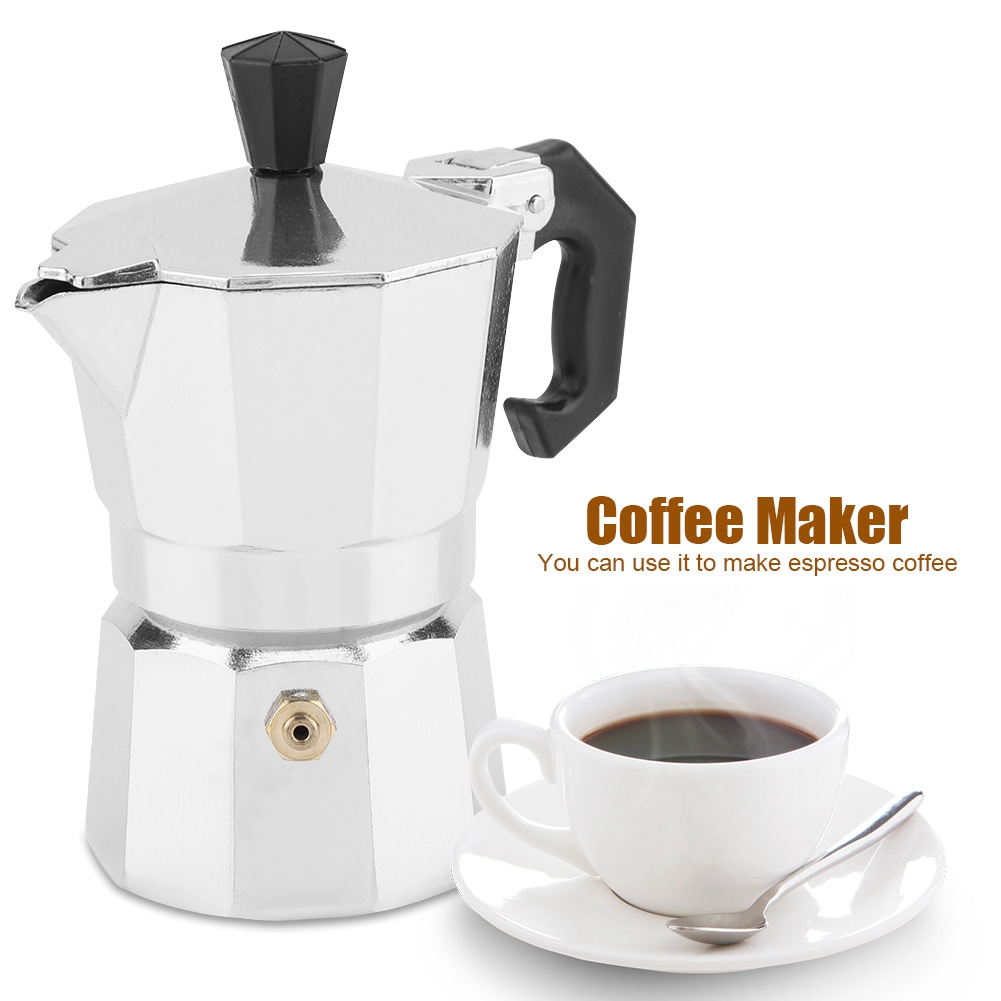 Home Office Moka - 50mL 1 Cup Aluminum Italian Type