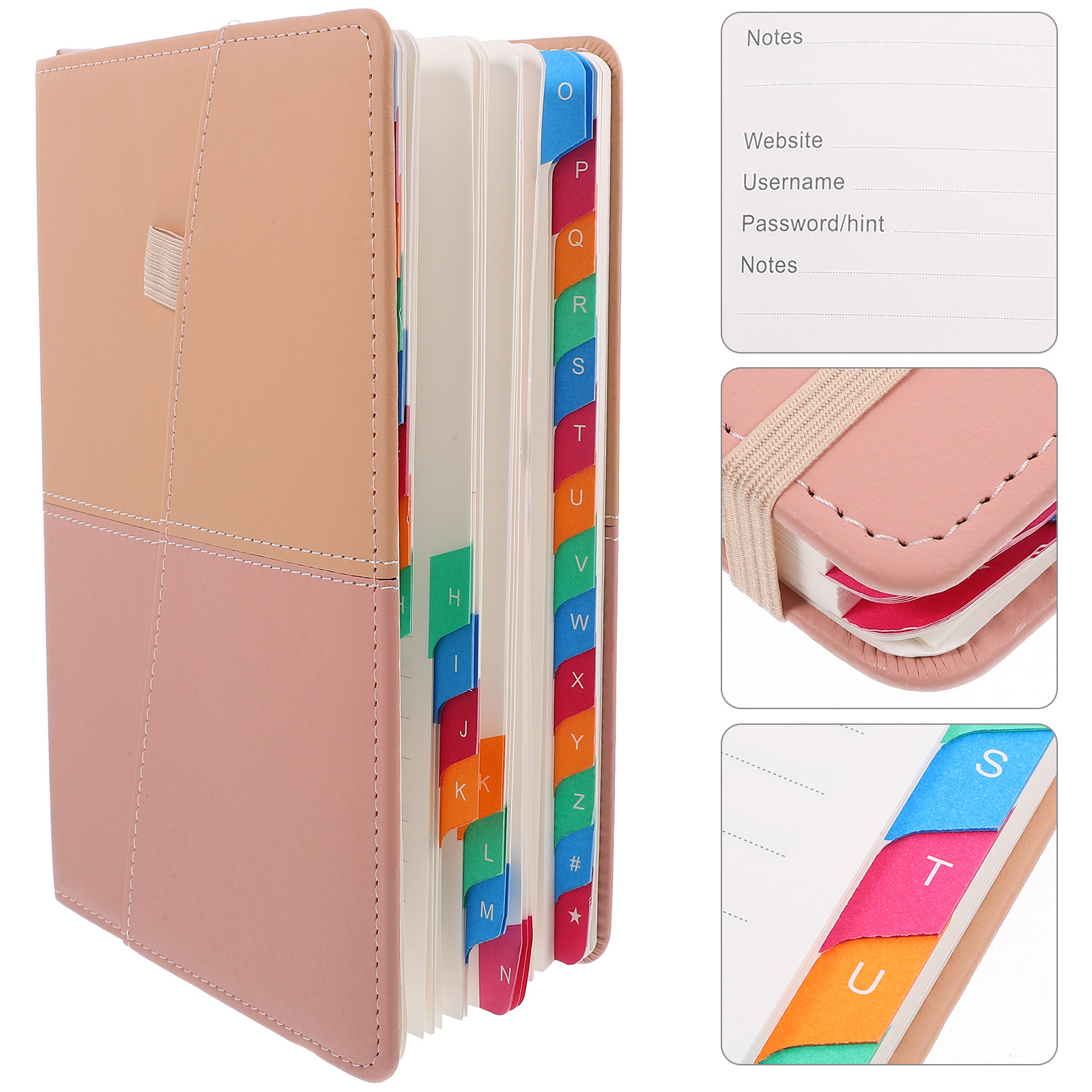 Home Office Email - Small Portable Address Book A5 Size