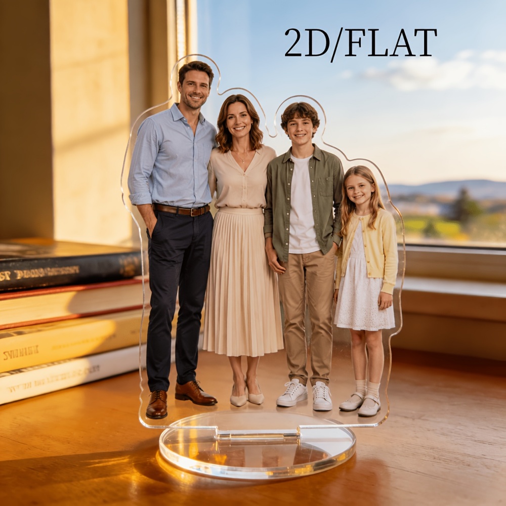 Home Office Image - 1Pc 2D Flat Custom Photo Acrylic