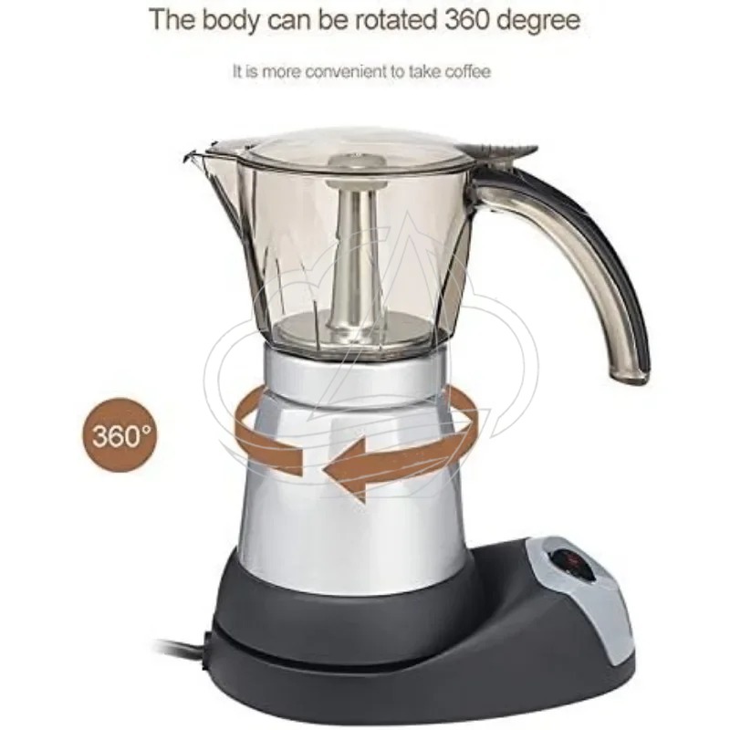 Electric Espresso Moka Pot Det - Home Office Moka ulasan dan harga