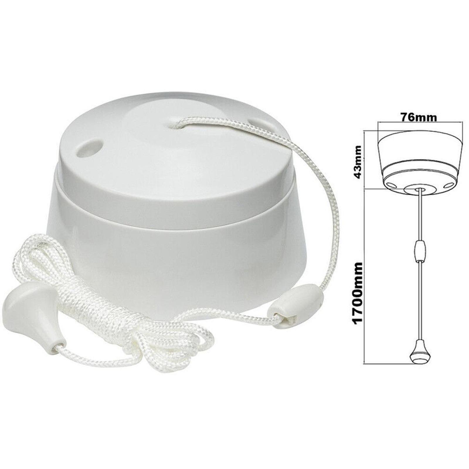Ceiling Pull Switch 10A One Wa - Home Office Of Uk ulasan dan harga