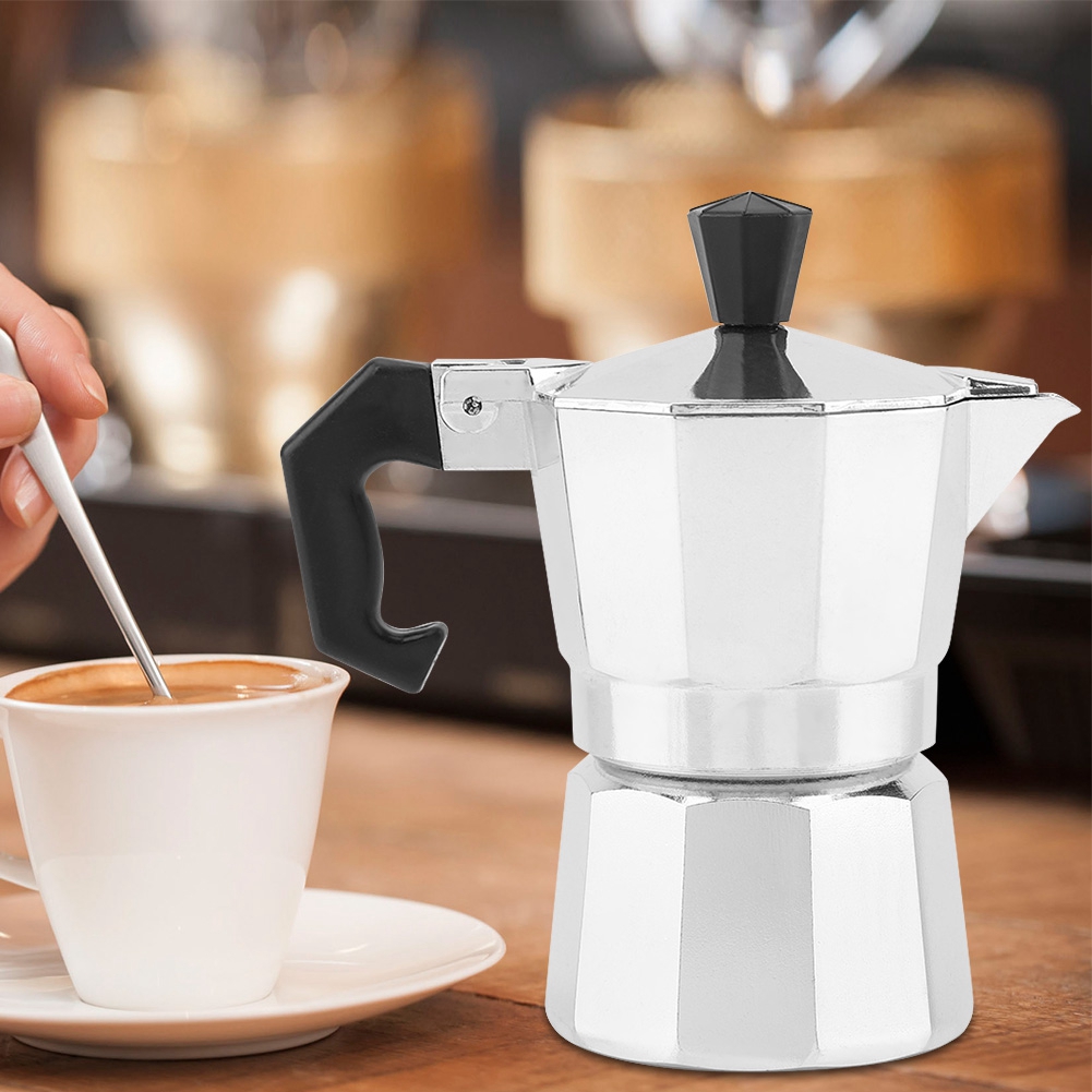 50mL 1 Cup Aluminum Italian Ty - Home Office Moka ulasan dan harga