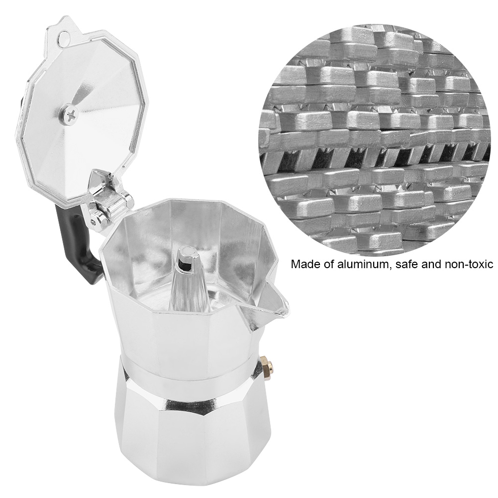 50mL 1 Cup Aluminum Italian Ty - Home Office Moka ulasan dan harga