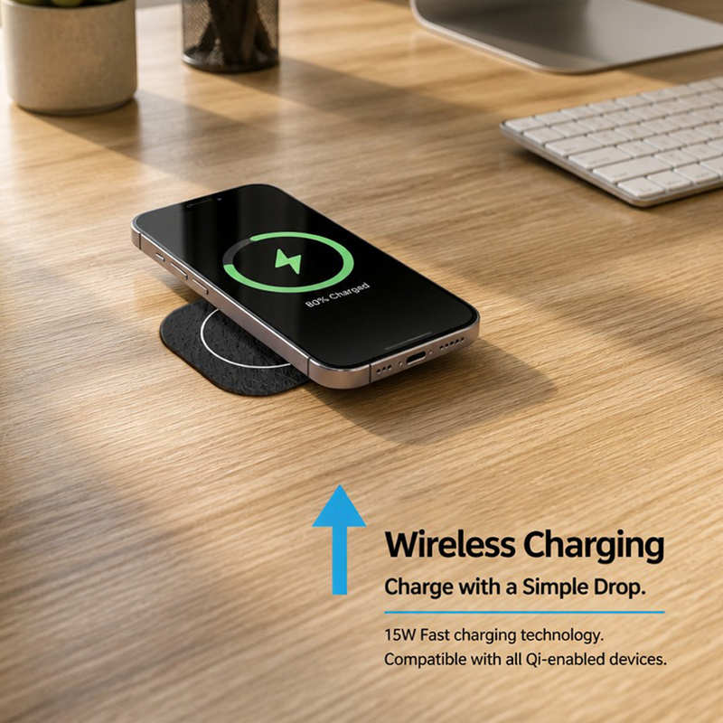 15W Built-in Wireless Charger  - Home Office Of Uk ulasan dan harga