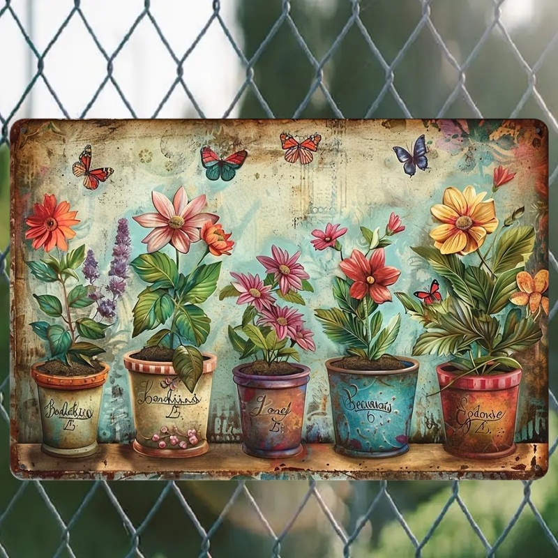 Charming Vintage Garden Metal  - Home Office Depot ulasan dan harga