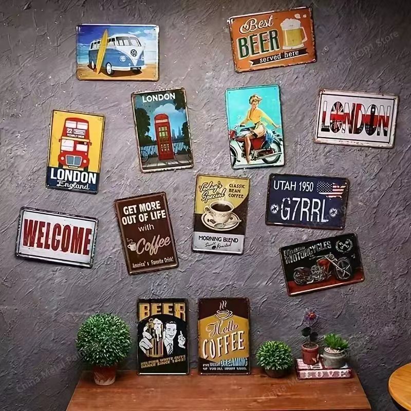 Charming Vintage Garden Metal  - Home Office Depot ulasan dan harga