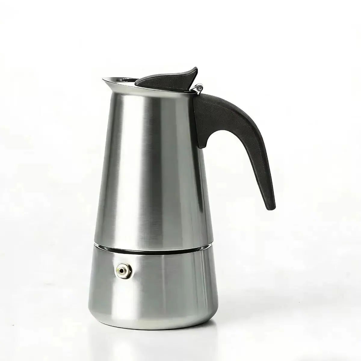 4/6  Stainless Steel Moka Pot, - Home Office Moka ulasan dan harga