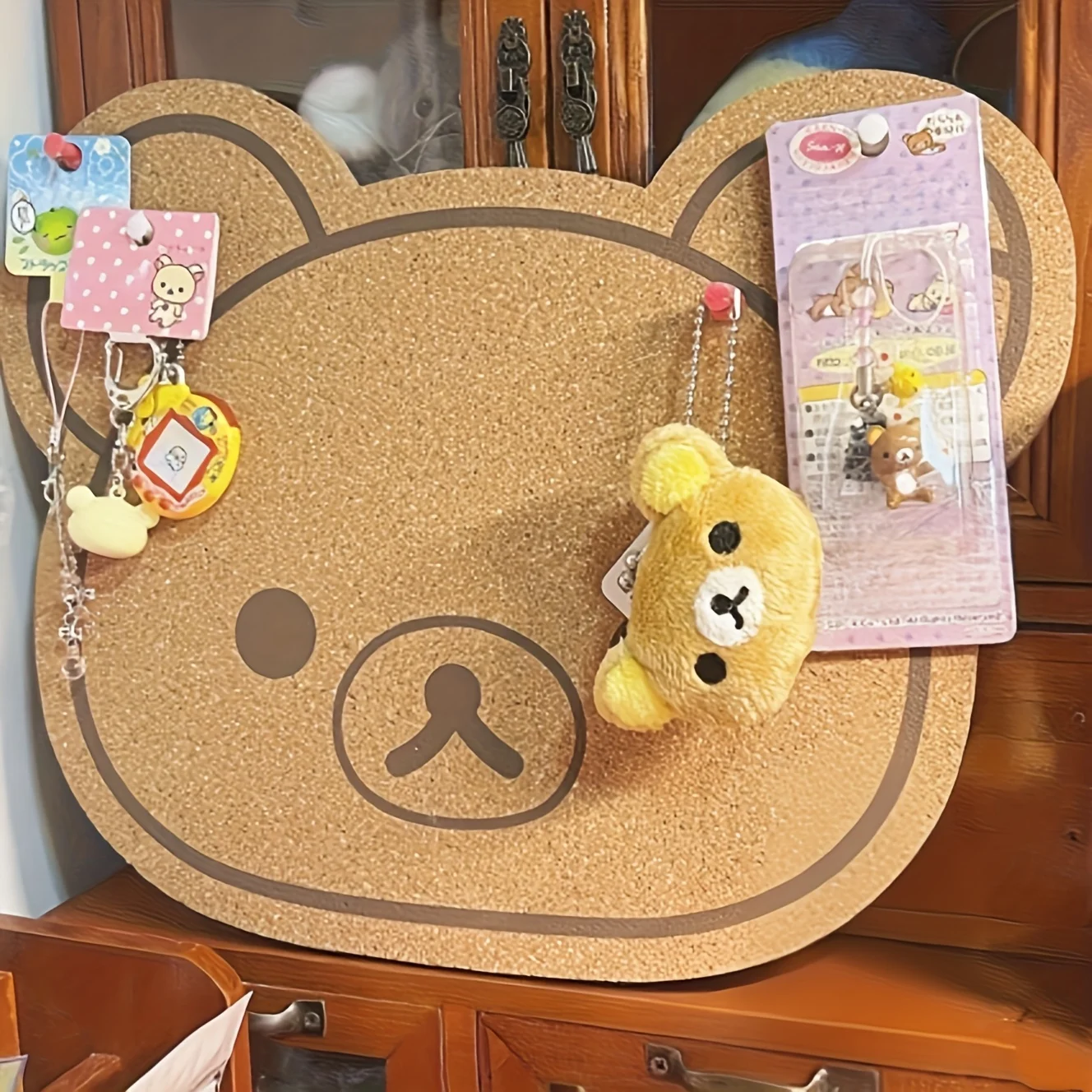 1/2Pcs Cute Bear-Shaped Pin Di - Letter Tray Desk ulasan dan harga