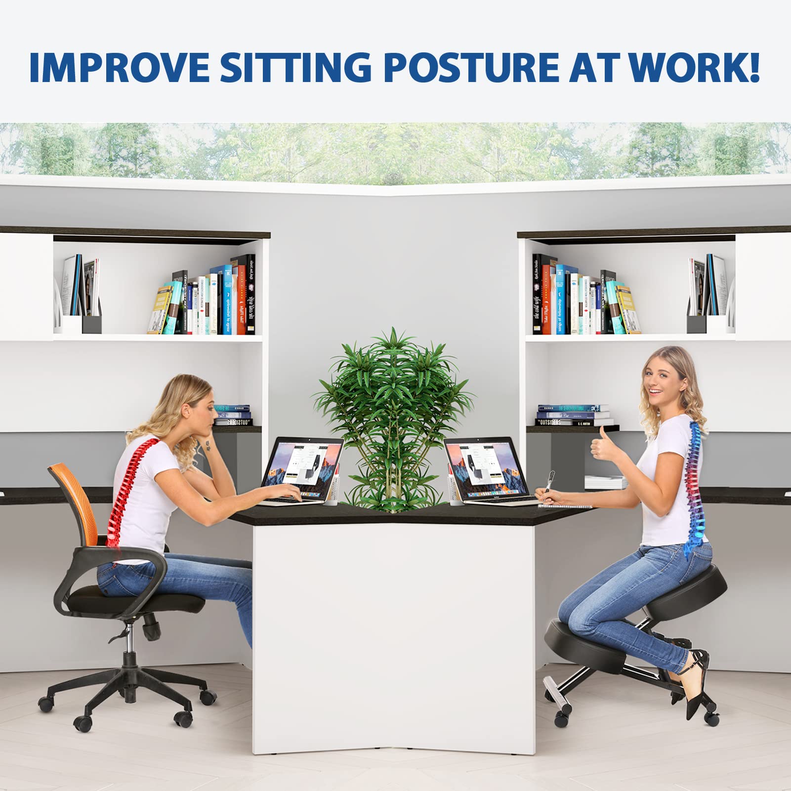 Kneeling Chair Ergonomic for O - Home Office Chair ulasan dan harga