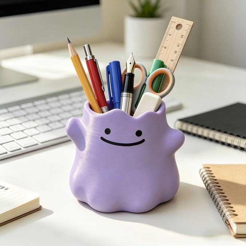 Cartoon Character Pen Holder C - Home Office Design ulasan dan harga