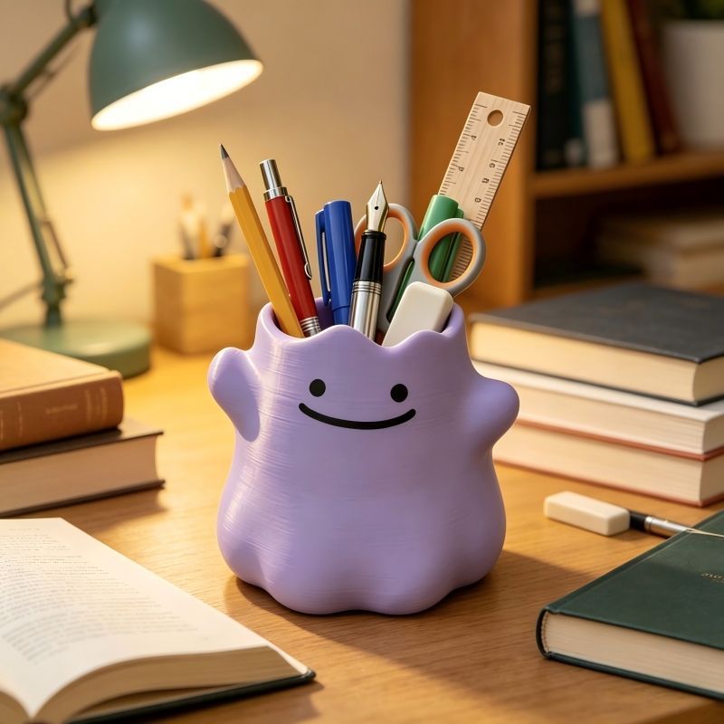 Cartoon Character Pen Holder C - Home Office Design ulasan dan harga
