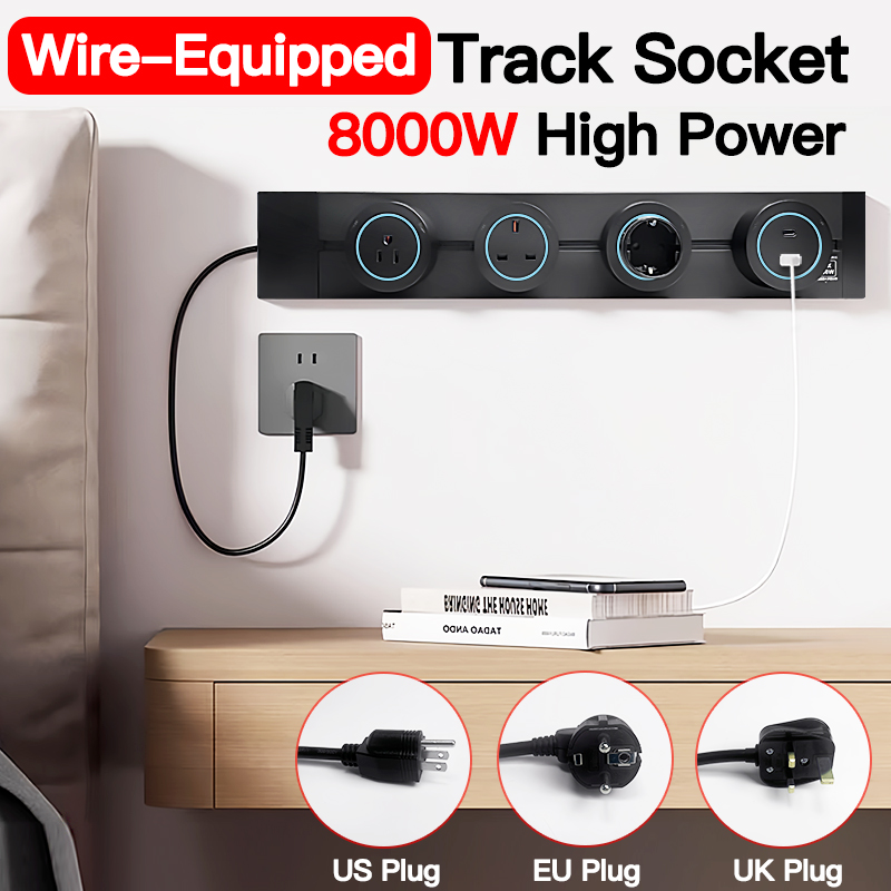 Grey Black Wall Power Track So - Home Office Of Uk ulasan dan harga