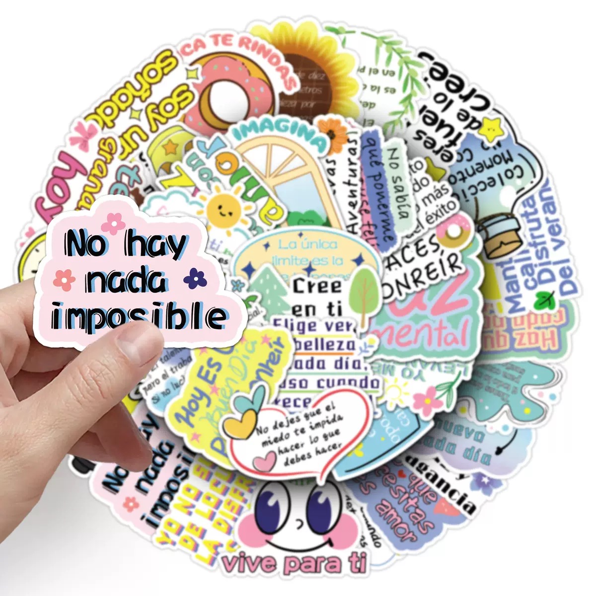 10/50Pcs Spanish Motivational  - Home Office Quotes ulasan dan harga