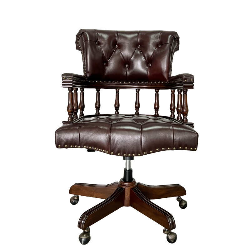 Dark Ox Blood Chesterfield Cap - Home Office Of Uk ulasan dan harga