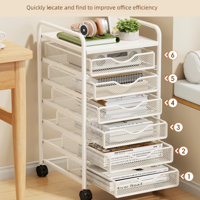 Office Mobile File Cabinet Mul - Rolling File Cart ulasan dan harga