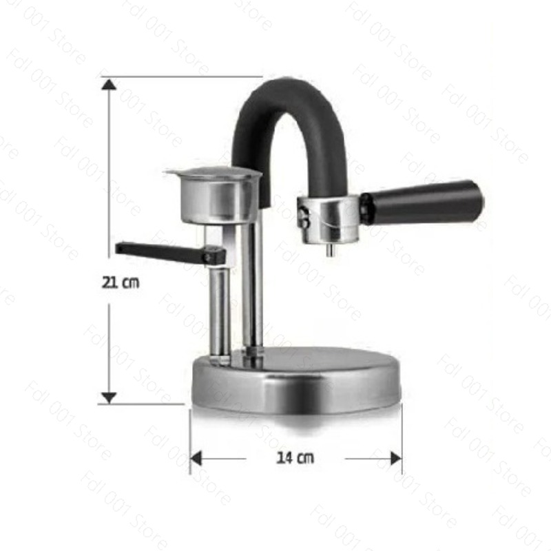 Stainless Steel Moka Pot Espre - Home Office Moka ulasan dan harga