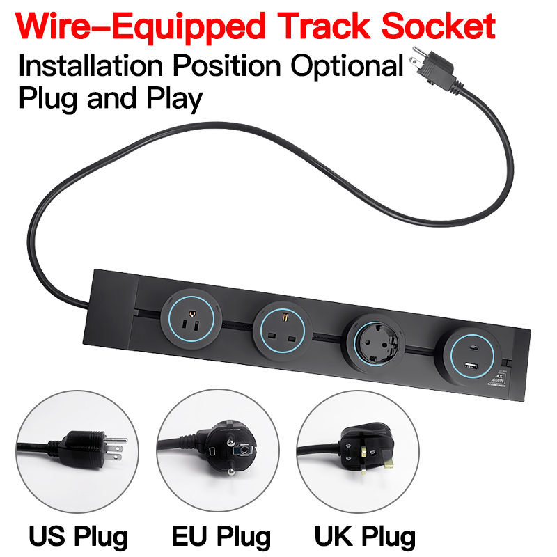 8000W High Power Track Socket  - Home Office Of Uk ulasan dan harga