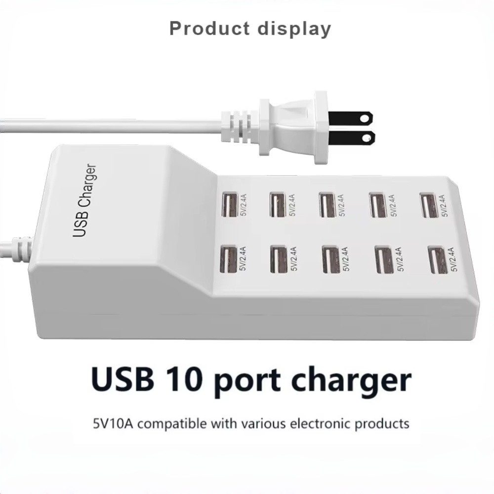 10 Ports USB Hub Fast Charger  - Home Office Of Uk ulasan dan harga