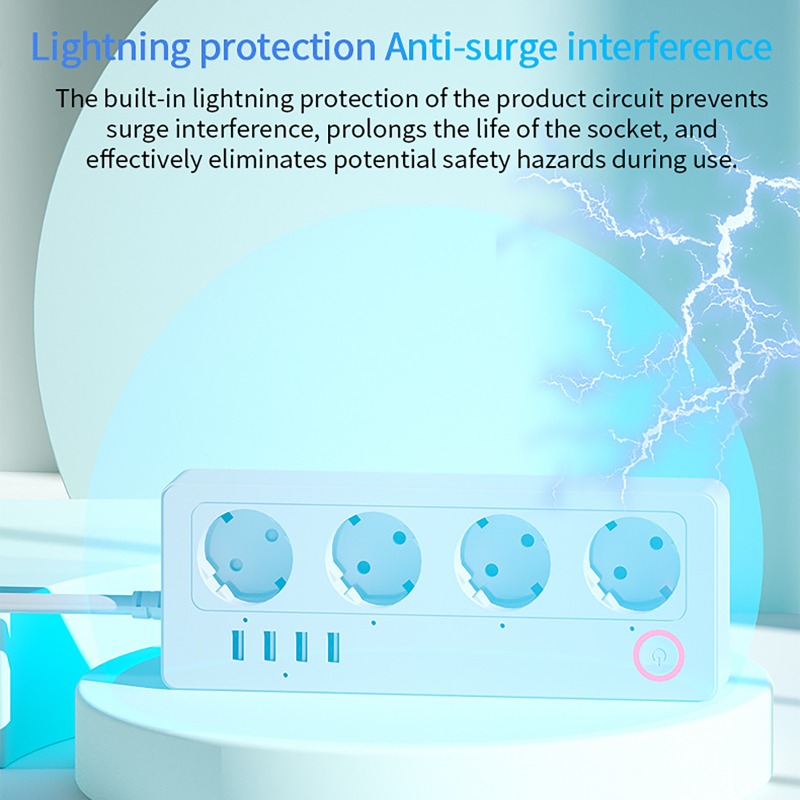 WiFi ZigBee Smart Power Strip  - Home Office Of Uk ulasan dan harga