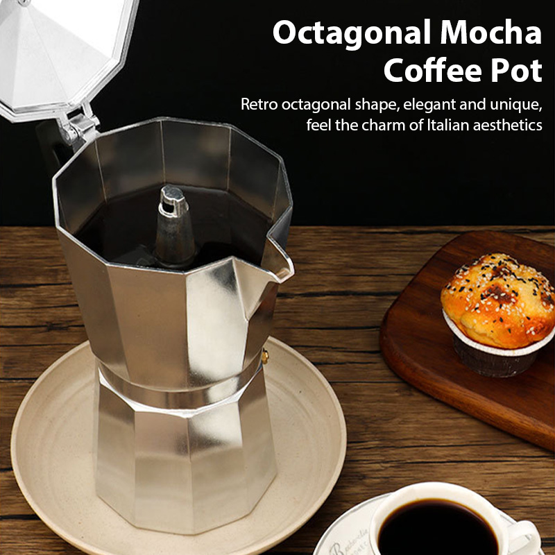 Octagonal Moka Coffee Kettle L - Home Office Moka ulasan dan harga