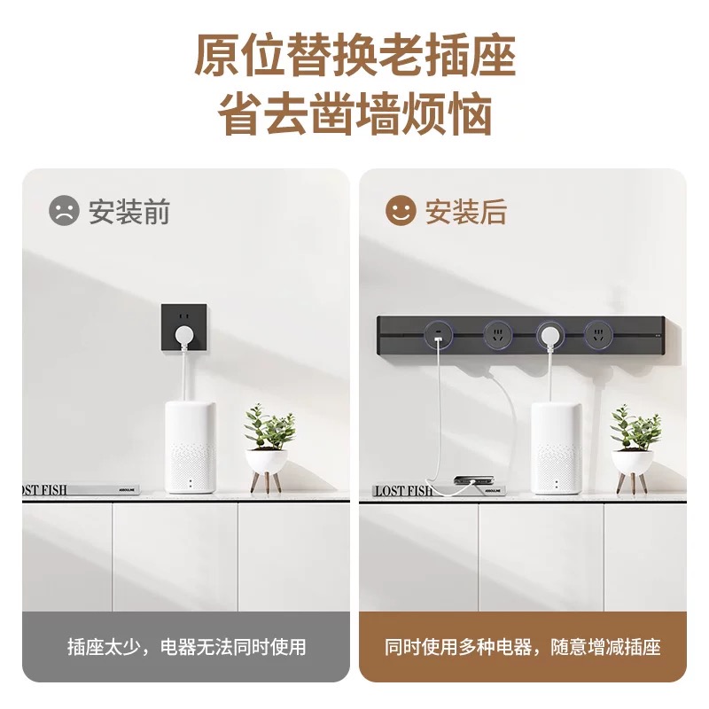 Wall Power Rail Track Socket U - Home Office Of Uk ulasan dan harga
