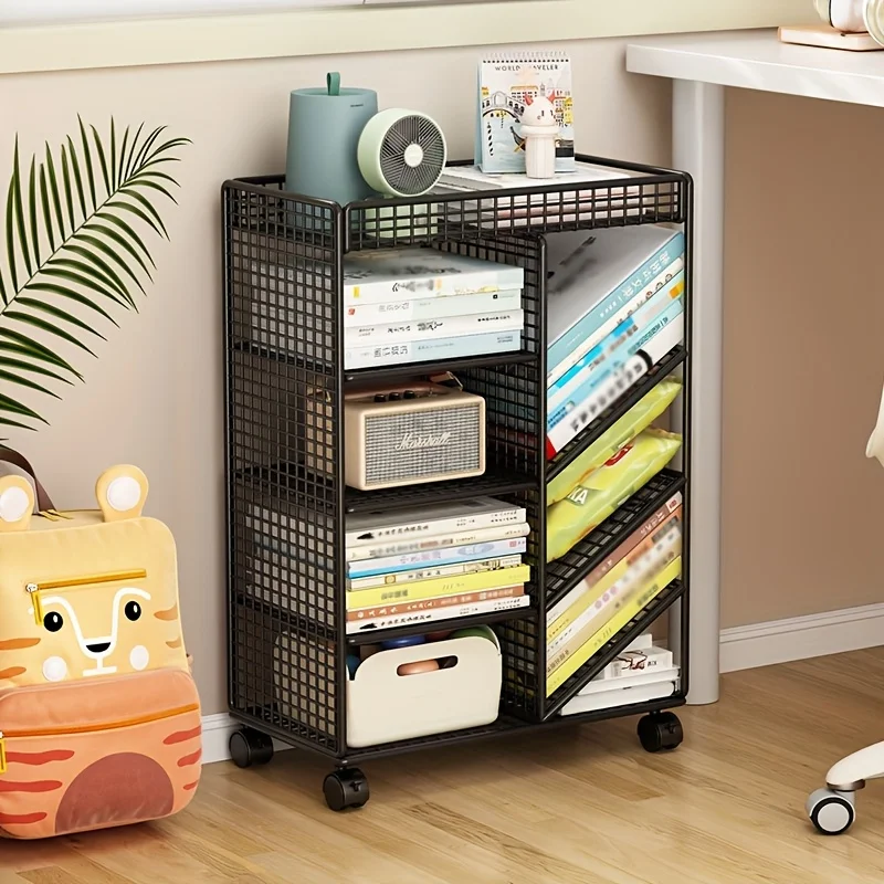 Rolling Book Cart -  Metal Mob - Home Office Shed ulasan dan harga