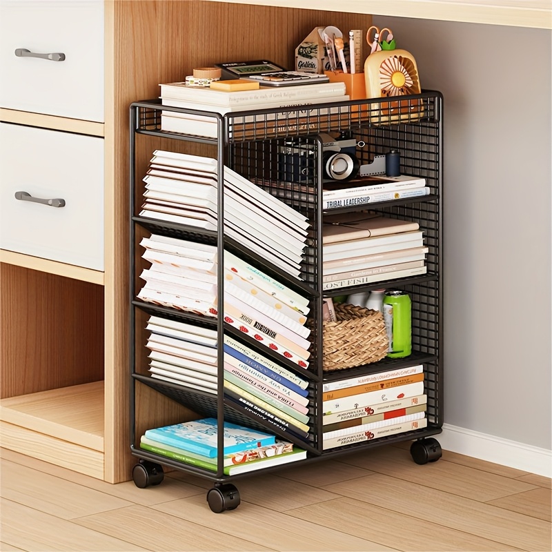 Rolling Book Cart -  Metal Mob - Home Office Shed ulasan dan harga