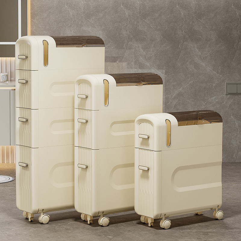 4-Tier Slim Rolling Cabinet Ba - Rolling File Cart ulasan dan harga