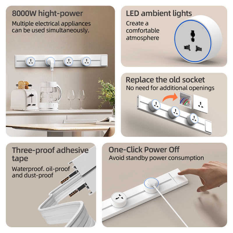 Track Rail Socket EU UK FR Kor - Home Office Of Uk ulasan dan harga