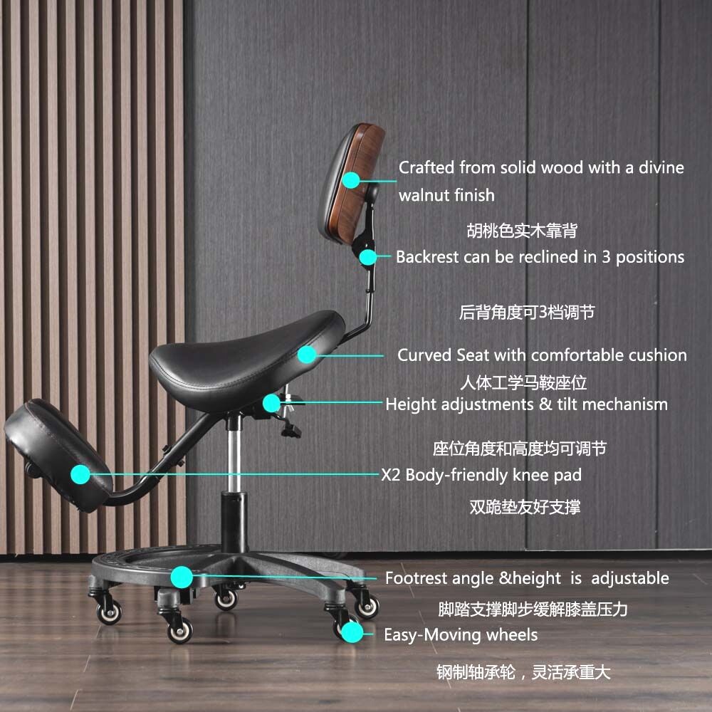 Adjustable Ergonomic Kneeling  - Home Office Chair ulasan dan harga