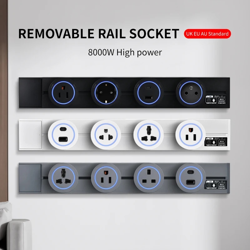 White Black Wall Power Track S - Home Office Of Uk ulasan dan harga