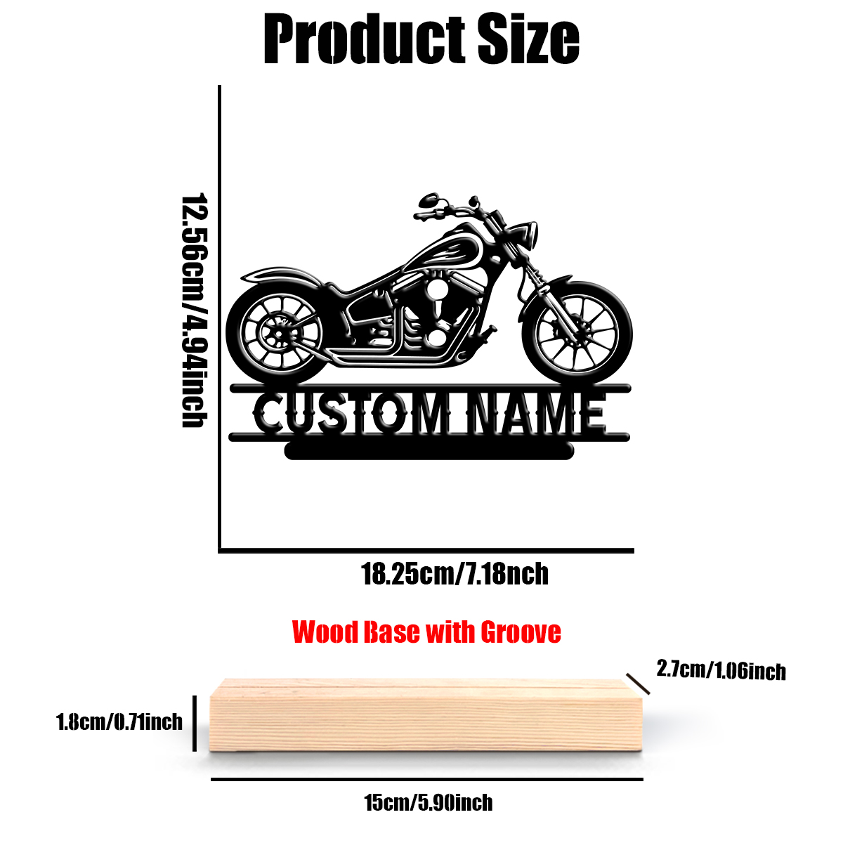 1Pc Csutom Name Road Motorbike - Home Office Design ulasan dan harga