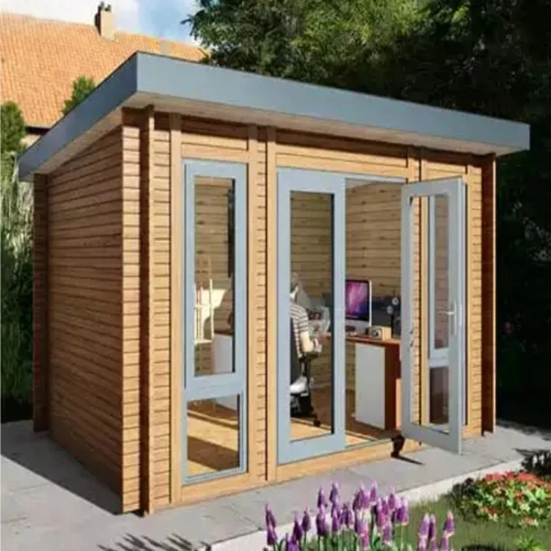 Wooden Fac Modern Prefried Bui - Home Office Shed ulasan dan harga